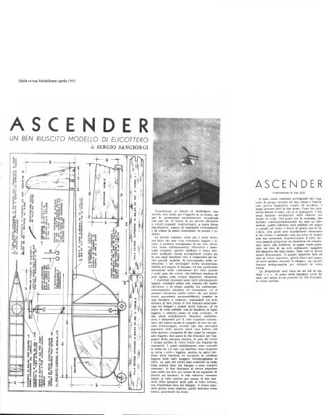 Elicottero ad elastico Ascender